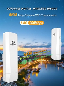 WZ-LAN 5km 5.8G 900Mbps Ngoài trời điểm truy cập đến điểm cầu không dây dài khoảng cách truyền ăng-ten không thấm nước PTP PTMP - Product Image 2