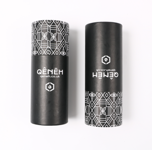 หลอดกระดาษคราฟท์สีดำแบบดันขึ้นพร้อมพิมพ์โลโก้ตามสั่ง บรรจุภัณฑ์เปล่ารักษ์โลกสำหรับน้ำหอมแบบแท่งและเครื่องสำอางแบบแท่ง - Product Image 4