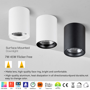 Chất lượng có thể điều chỉnh LED Bề mặt được gắn thấp chói Trần spotlight Led Downlight COB lịch thi đấu với Bar phiilips thương hiệu - Product Image 2