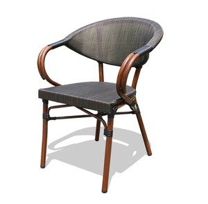 Bộ Ghế Và Bàn Ăn Bằng Nhôm Lưới Cho Quán Cà Phê Nhà Hàng Ngoài Trời Giá Tốt Nhất Ghế Quán Rượu Pháp Xếp Chồng Được Ghế Sân Vườn - Product Image 6