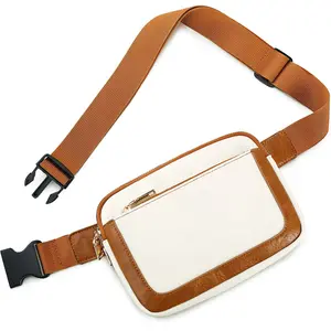 Accept Customized 2024 Belt Bag Mini Everywhere Crossbody Waist Bag Adjustable Strap Vegan Leather Fanny Pack