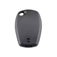 Clé de Voiture Vierge Coque de Remplacement de Clé Télécommande avec Support de Pile Compatible pour Renault Clio Modus Kangoo Master