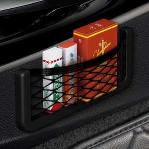 Car <b>Storage</b> Mesh Organizer 30x11cm Elastic Net For <b>Trunk</b> Dashboard Interior With Adhesive Backing Waterproof Design - Product Image 2