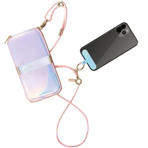 Neuzugang Multifunktionale wasserdichte Telefontasche Halskette Crossbody universelle Telefonhülle Riemen für iPhone 15 Samsung S24