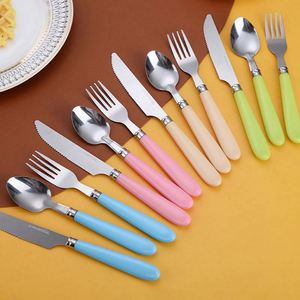 Stainless Steel Portable Cutlery Set Portugal Three-piece Spoon Fork Knife Student Outdoor <b>Gift</b> Set - Product Image 3