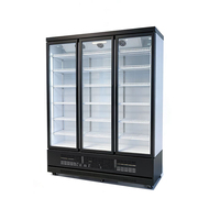 Congélateur vertical commercial à double porte personnalisable