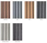 Panneaux de revêtement mural extérieur en composite bois-aluminium WPC, imperméables et écologiques, pour hôtels et villas - Vente en gros usine