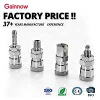 Raccord rapide pneumatique mâle-femelle 1/4'', 3/8'', 1/2'', 8mm, 10mm, 12mm pour tuyau d'air, connecteur de déconnexion rapide