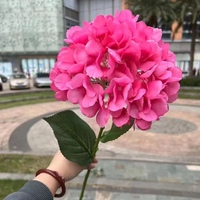 Besar 20cm Diameter putih kuning buatan bunga sutra pengaturan bunga pernikahan buket bunga dekorasi plastik Hari Valentine