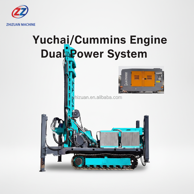 High Efficiency Crawler Drilling Rig for Hard Rock Mining Exploration DTH Pneumatic Drill Machine with CE Certified