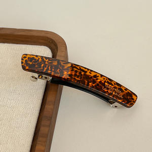 Pinza de Pelo de Acetato de Alta Calidad de 7 cm para Mujer, Pinza Francesa con Resorte Metálico - Product Image 3