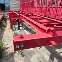 Semi-remorque porte-conteneurs squelette 40t, remorque porte-conteneurs auto-élévatrice, semi-remorque porte-conteneurs CIMC 3 squelettes