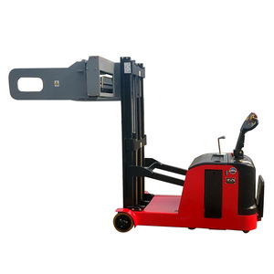 Capacidad de 1,5 toneladas 2,5 m 3m altura de elevación Carretilla elevadora eléctrica apiladora con abrazaderas de pacas - Product Image 1