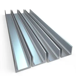 Canal en U de acero inoxidable Q355 Dh36, 201, 304, 316l, carbono galvanizado, laminado en caliente, Canal en U