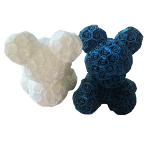 Rose Bear Customizable FDM 3D Printing <b>Service</b> Rapid Prototyping Plastic Toy Models PLA Customizable Model <b>Fabrication</b> <b>Services</b> - Product Image 3