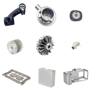 Rotor à pales intégrées usiné sur commande par CNC, pièces d'ingénierie de précision en aluminium 5 axes, anodisé et poli - Product Image 1