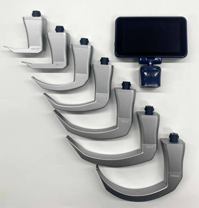Laryngoscope ENT d'usine de meilleure qualité avec ensemble de 4 lames Macintosh LED adultes avec fibre optique en acier inoxydable réutilisable ISO CE - Product Image 5