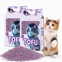 Litière pour chat en tofu infusée à la catnip, agglomérante et anti-odeur, idéale pour l'apprentissage des chatons et les nouveaux foyers, offre de gros directe usine