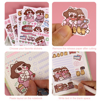 Plusieurs styles disponibles Custom Cut Out Graphics Journal Washi Stickers Kawaii Sheet Notebook Deco Stickers