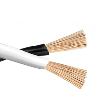Câble d'alimentation pour lampe à filament, conforme aux normes nationales, à âme en cuivre pur, torsadé, tressé, résistant au feu et ignifuge