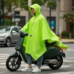 Veste imperméable légère pour moto, avec logo personnalisé, pour l'extérieur, durable, avec capuche, poncho <span class=keywords><strong>de</strong></span> <span class=keywords><strong>pluie</strong></span> pour hommes adultes - Product Image 5