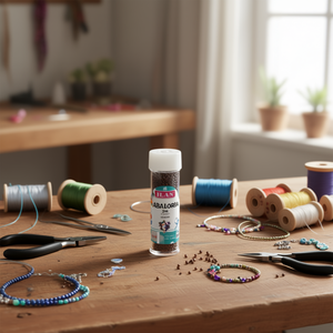 Perline ILAN Abalorio 3mm Colore Caffè per Creazione di Gioielli, 12 Pezzi per Tubo - Product Image 3