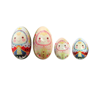 Boîte à œufs en métal de haute qualité, forme personnalisée, boîte cadeau de Pâques pour usage artisanal, matériau en tôle