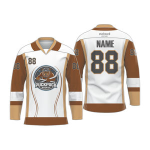 Maillot de hockey sur glace personnalisé, uniforme entièrement imprimé par sublimation, respirant, léger, logo personnalisé, nom, numéro, entraînement pour hommes et jeunes - Product Image 4