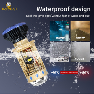 ไฟหน้า LED BAOBAO OEM รุ่น T8 H4 มินิไบโปรเจคเตอร์ 3 นิ้ว 130W เลเซอร์ 6000K กำลังสูง สำหรับรถยนต์ อุปกรณ์ตกแต่งรถยนต์ - Product Image 6