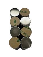 Aimant en néodyme super puissant personnalisé N35 N42 N52 D20x1mm D20x2mm D20x5mm D20x10mm avec adhésif pour boîte