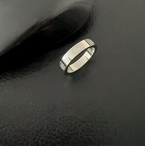 Anillos de Amor de Acero Inoxidable con Números Romanos en Plata y Oro Rosa de 18k, Diseño de Moda para Hombre y Mujer, 4mm 5mm 6mm - Product Image 6
