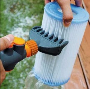 <span class=keywords><strong>Brosse</strong></span> de nettoyage portative, 6 Jets d'eau puissants, <span class=keywords><strong>filtre</strong></span> de <span class=keywords><strong>piscine</strong></span> et de Spa, <span class=keywords><strong>cartouche</strong></span> nettoyante, outil pour enlever les débris et la saleté, avec adaptateur - Product Image 6