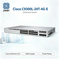 Cisco C9300L-24T-4G-E Switch Gigabit de 24 Puertos, 4x1G SFP, StackWise Lite, Layer 3, Switch de Acceso Empresarial Administrado, Original, Nuevo