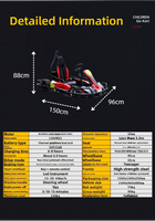 Kart électrique de drift 2000W pour adultes et adolescents (15-45 km/h) avec moteur brushless en cuivre pur – Voitures de drift d'intérieur pour l'aventure