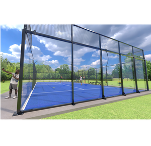 Pista de Pádel Phuoc Thinh con Pilar de Vidrio, Pista de Pádel Panorámica de Alta Gama, Vidrio Templado de 12 mm, Suministro de Exportación B2B - Product Image 1