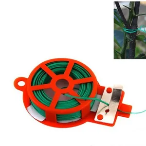 CAMDO jardín planta Twist Tie con Cutter para jardinería Flexible de Cable
