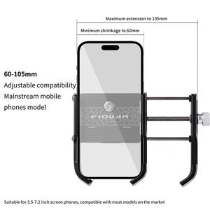 <span class=keywords><strong>Support</strong></span> de téléphone antidérapant pour <span class=keywords><strong>VTT</strong></span>, <span class=keywords><strong>support</strong></span> de vélo rotatif à 360° en alliage d'aluminium, <span class=keywords><strong>support</strong></span> de téléphone réglable pour vélo - Product Image 6