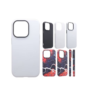 Coque Vierge Haute Qualité pour Téléphone Portable avec Transfert par Sublimation à Chaud, Housse Double Couche 2-en-1 en PBT Non Revêtu pour Séries <span class=keywords><strong>iPhone</strong></span> 16 et 17 - Product Image 2
