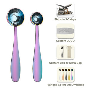 Sendok Takar Baja Tahan Karat Kualitas Tinggi Custom Grosir Warna-warni 5ml 10ml 15ml Sendok Takar Kopi Bubuk - Product Image 1