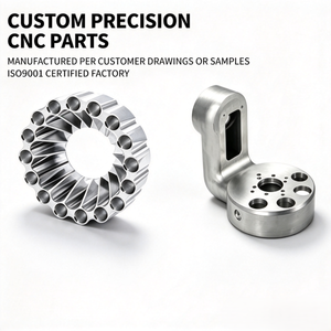 ชุดอุปกรณ์ยึดแบบ L-Bracket และแผ่นดิสก์เจาะรูแบบ Radial ทำจากอะลูมิเนียมบิลเล็ต ผลิตด้วยเครื่อง CNC สำหรับกล่องอุปกรณ์อิเล็กทรอนิกส์ ทำจากอะลูมิเนียมบิลเล็ต ผลิตด้วยเครื่อง CNC - Product Image 1