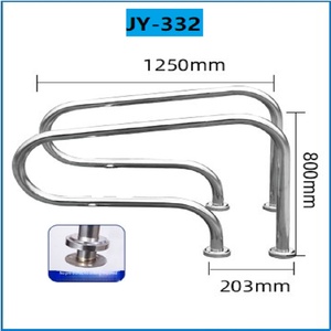 Vente directe usine – Main courante amovible portable en acier inoxydable pour <span class=keywords><strong>piscine</strong></span> – Équipement de <span class=keywords><strong>piscine</strong></span> – Échelle de <span class=keywords><strong>piscine</strong></span> - Product Image 2