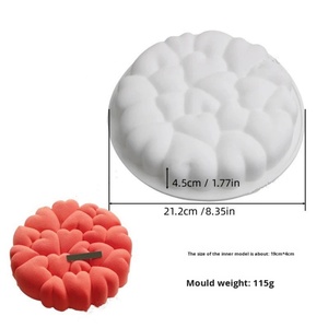 Molde de Silicona para Pastel de Burbujas Apilables TangChu, Herramienta para Hornear en San Valentín, Molde para Chocolate - Product Image 6