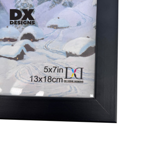 검은 단단한 나무 액자, 가정 장식을 위한 다중 크기 (4x 6/5x 7/8xx10), 예술 및 추억 디스플레이를 위한 수제 나무 프레임 - Product Image 4