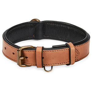 Manufacturer Wholesale Custom Logo Print Modern Adjustable Leather Dog <b>Collar</b> - Product Image 1