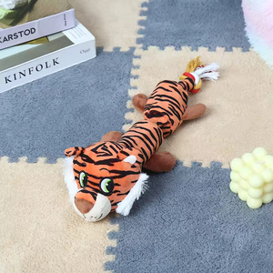 Jouet interactif en corde de coton et peluche pour chien, simulation d'animal, avec fonction couineuse, jouet à mâcher pour animaux de compagnie - Grande Vente - Product Image 5