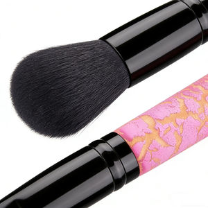 Nuevo diseño, juego de 8 brochas de maquillaje profesionales de marca privada, con mango de madera de lujo y pelo sintético, para maquillaje facial, de alta calidad. - Product Image 6