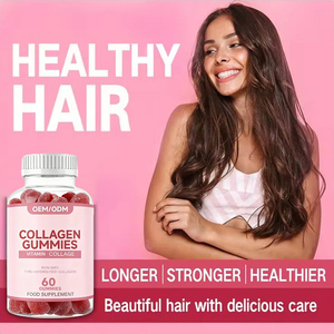 Gummies de collagène sans sucre avec biotine <span class=keywords><strong>et</strong></span> <span class=keywords><strong>vitamine</strong></span> C pour favoriser la croissance des cheveux, éclaircir la peau <span class=keywords><strong>et</strong></span> renforcer les ongles – Complément alimentaire - Product Image 3