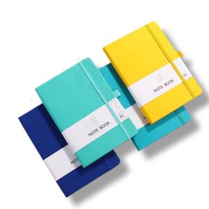 Promoción al por mayor: Cuadernos de papel de piedra personalizables, blocs de notas blancos, calendarios personalizados, cuadernos de cuero PU con bolígrafo. - Product Image 1