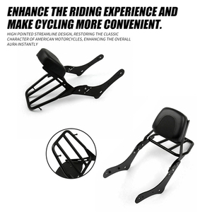 Vente chaude usine - Sissy bar de qualité avec porte-bagages pour <span class=keywords><strong>Kawasaki</strong></span> <span class=keywords><strong>Vulcan</strong></span> <span class=keywords><strong>S</strong></span> VN650 2015-2020 Noir - Product Image 5