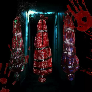 Decorazione di Halloween, cadavere gonfiabile, accessorio horror, <span class=keywords><strong>ornamento</strong></span> da esterno, decorazione sospesa per casa infestata, stanza di fuga, allestimento scenografico. - Product Image 1